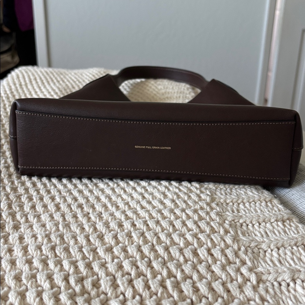 Coach Chocolate Brown Leather Brooklyn Shoulder Bag - Picture 4 of 11